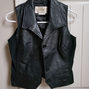 Leather vest